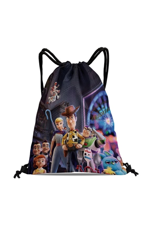 Buzz Lightyear 2 Gym Hiking Drawstring Bag:Waterproof, suitable for swimming, travel, beach, and shopping, with dimensions of 15.7*17.7 inches.