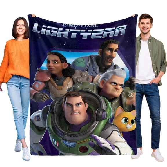 Buzz Lightyear-Anti-Pilling Flannel Blanket Soft Lightweight Plush Fuzzy Cozy Luxury Blanket for Home and Kitchen Use-Perfect for Kids and Adults30"X40"