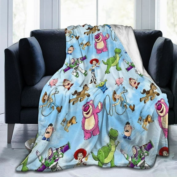 Buzz Lightyear Blanket Throw Bedding Room Decor Flannel Blankets For Bed Sofa 50