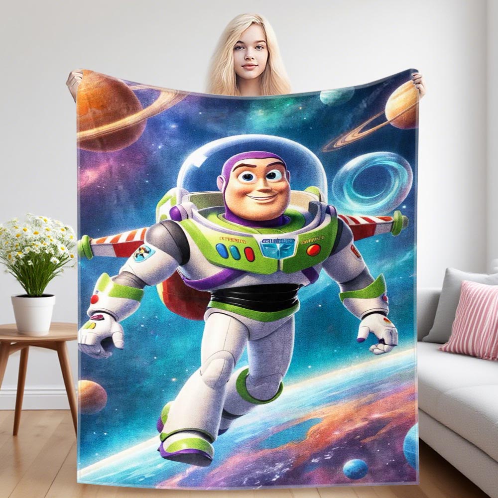Buzz Lightyear Blankets Throw Birthday Gift Christmas 50 X 60 in ...