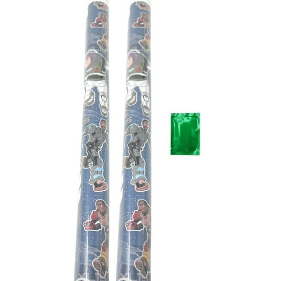 Buzz Lightyear Hawthorne Wrapping Paper, 25 sq ft - 2 Roll Tear Resistant Premium Gift Cover for Christmas Birthday Holiday Home Party Favors Wrap with Bonus Canzonnet Pennet
