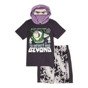 Buzz Lightyear Hooded T-Shirt & Shorts Set (Boy's), 2-Piece, Sizes 4-10