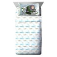 thumbnail image 1 of Buzz Lightyear Inner Space Kids 4-Piece Full Sheet Set, Microfiber, White, Disney, 1 of 7
