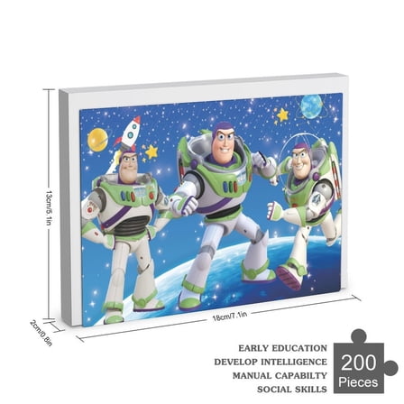Buzz Lightyear Jigsaw Puzzle 35-1000 Piece Interlocking Jigsaw Puzzle for Adult Movie Fun