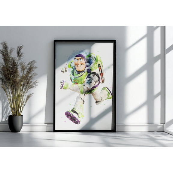 Buzz Lightyear Movie Poster or Gallery Canvas Wall Art