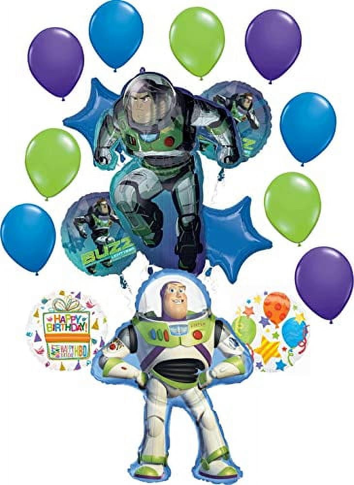 Buzz Lightyear Party Supplies Birthday Theme 17 pc Balloon Bouquet