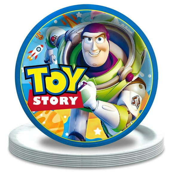 Buzz Lightyear Paper Plates Birthday Decorations Party Supplies Tableware Disposable Dinnerware