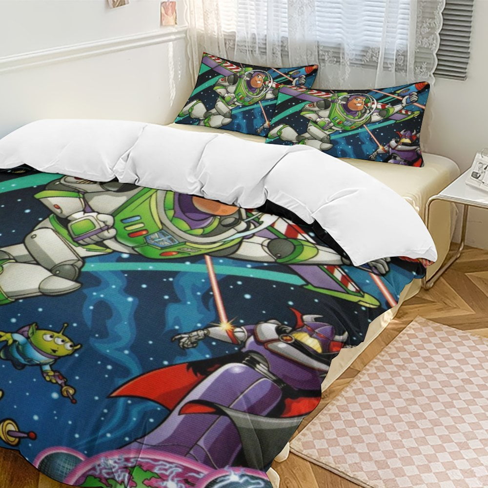 Buzz Lightyear Toy Story Bedding Comforter Sets, 3-Piece Bedding Set ...