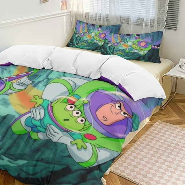 Buzz Lightyear Toy Story Bedding Comforter Sets, 3-Piece Bedding Set ...
