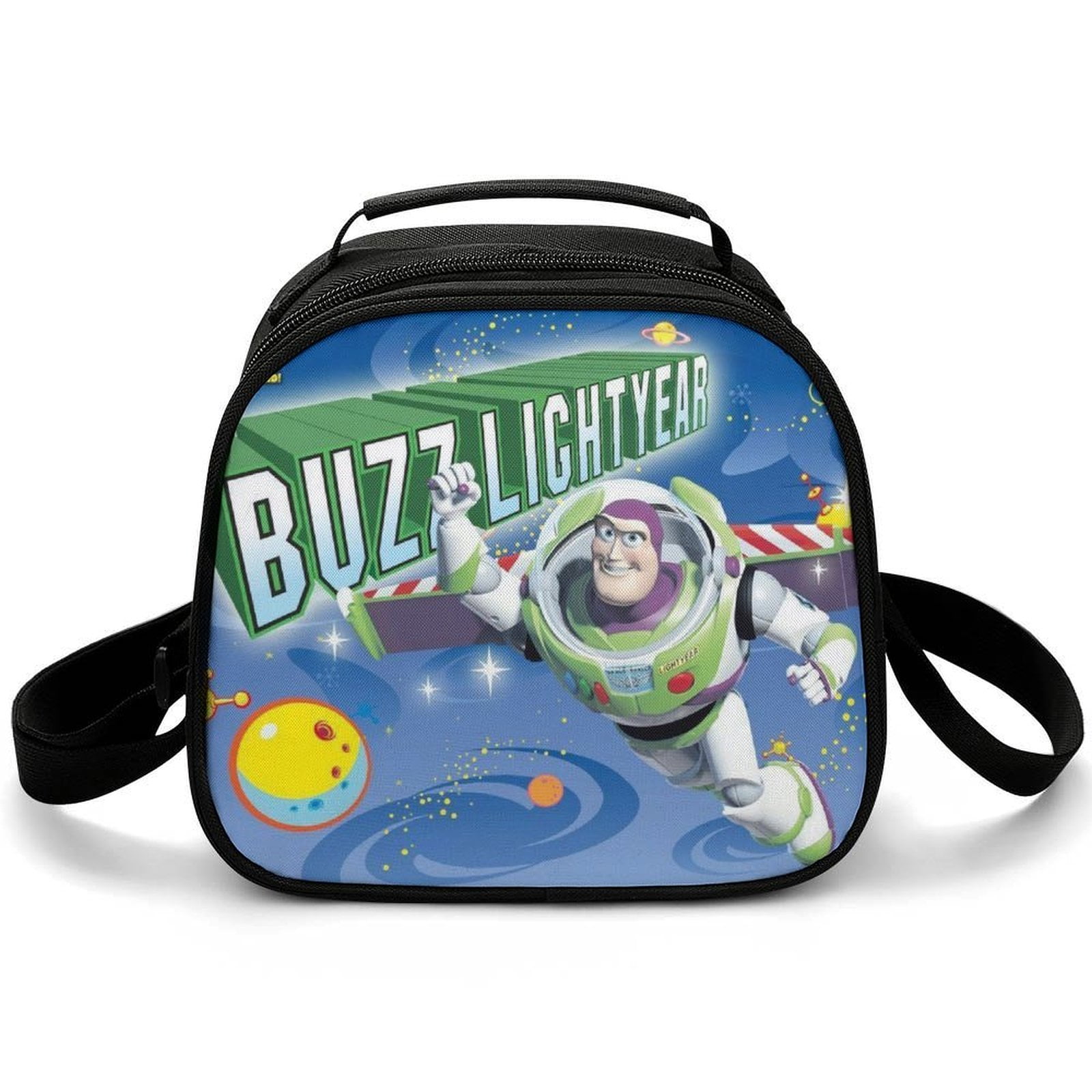 Buzz Lightyear Toy Story Lunch Bag Insulated, Lunch Box Bag Reusable Lunch Tote Bag, Lunch Box Container Bag Insulated for Work, Office, Travel, Picnic