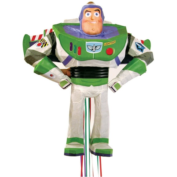 Buzz Lightyear Toy Story Pinata, Pull String, 19.5 x 17in