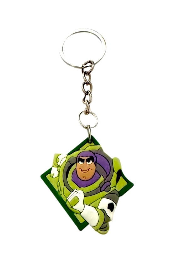 Buzz Lightyear Toy Story Soft Touch Rubber Keychain Keyring