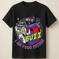 thumbnail image 1 of Buzz Lightyear vs Zurg Unisex T-Shirt – I Am Your Father Retro Fan Tee, 1 of 2