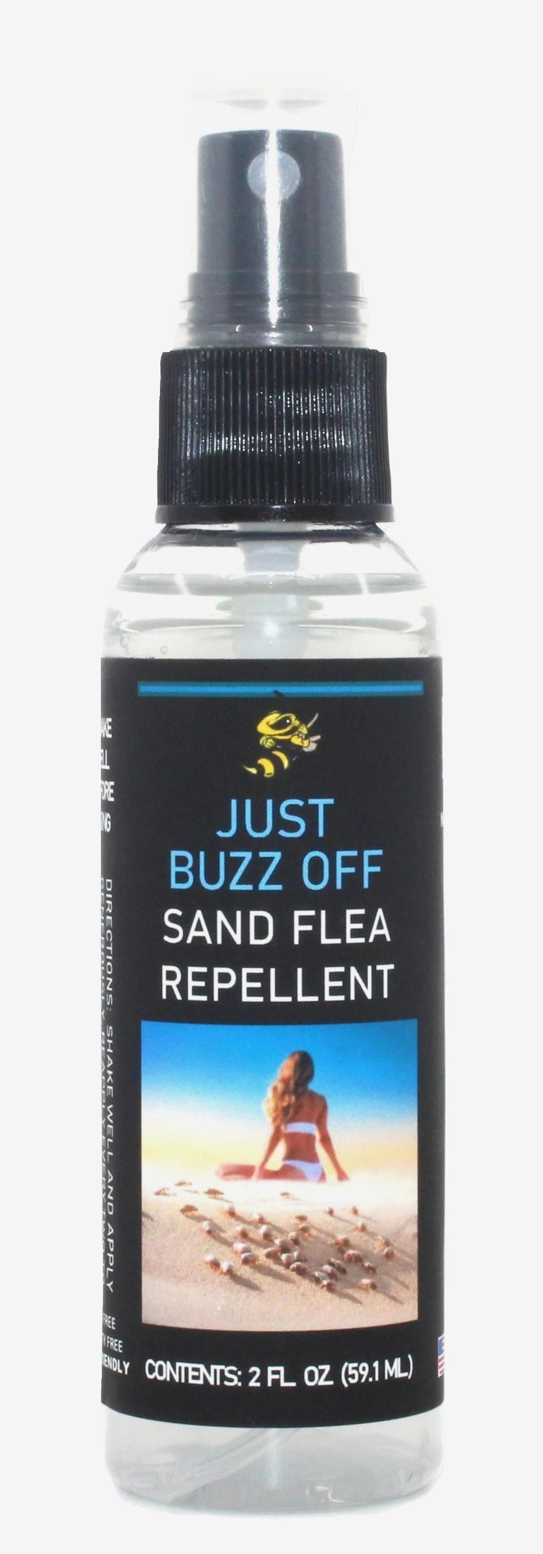 Buzz Off Sand Flea Repellent, 2 fl oz, All Natural, DEET Free