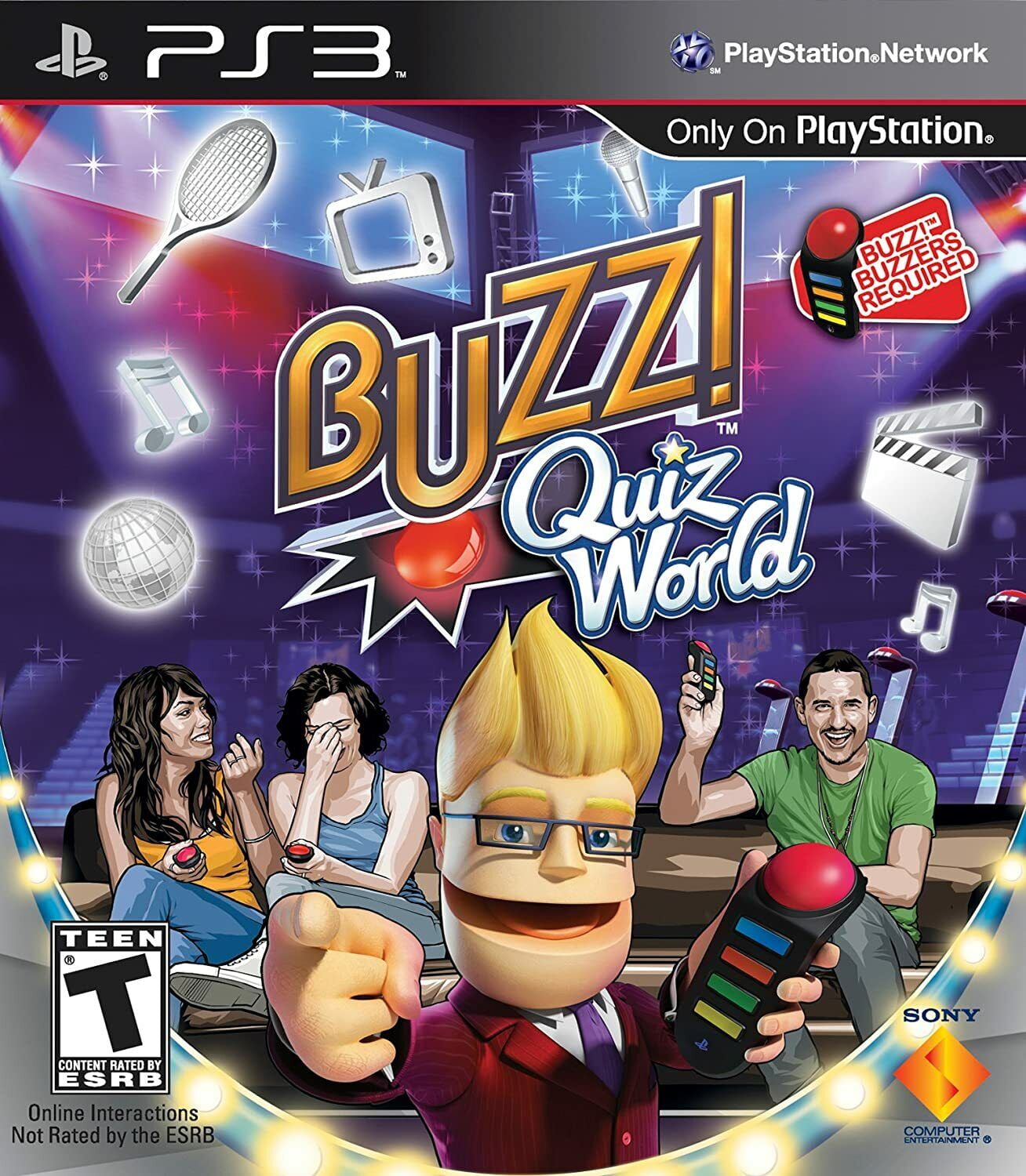 Buzz! Quiz World - Sony PlayStation 3 [Party Quiz Family Minigame Game Only] NEW