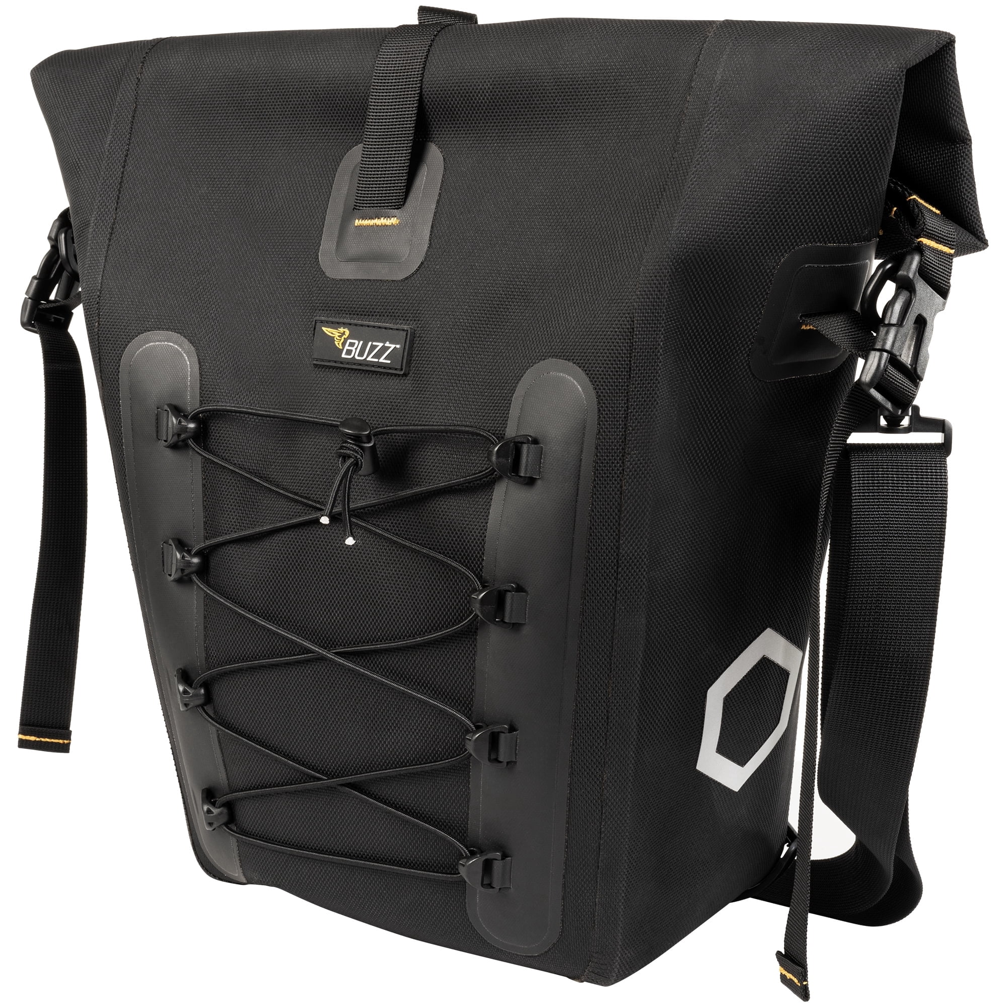 Buzz Rear Rack Pannier Bag, Buzz e-Bike Compatible, Waterproof, Black