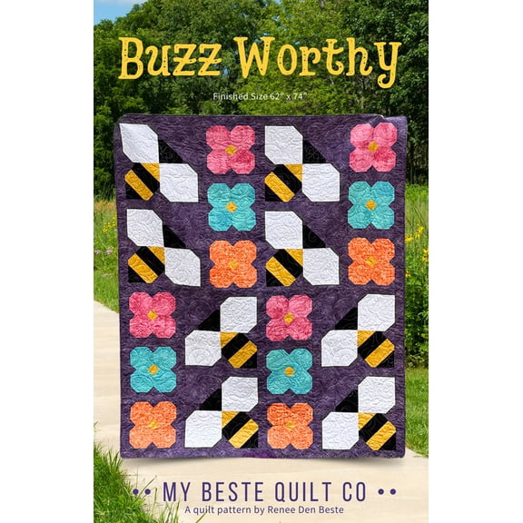 Buzz Worthy Quilt Pattern by Renee Den Beste