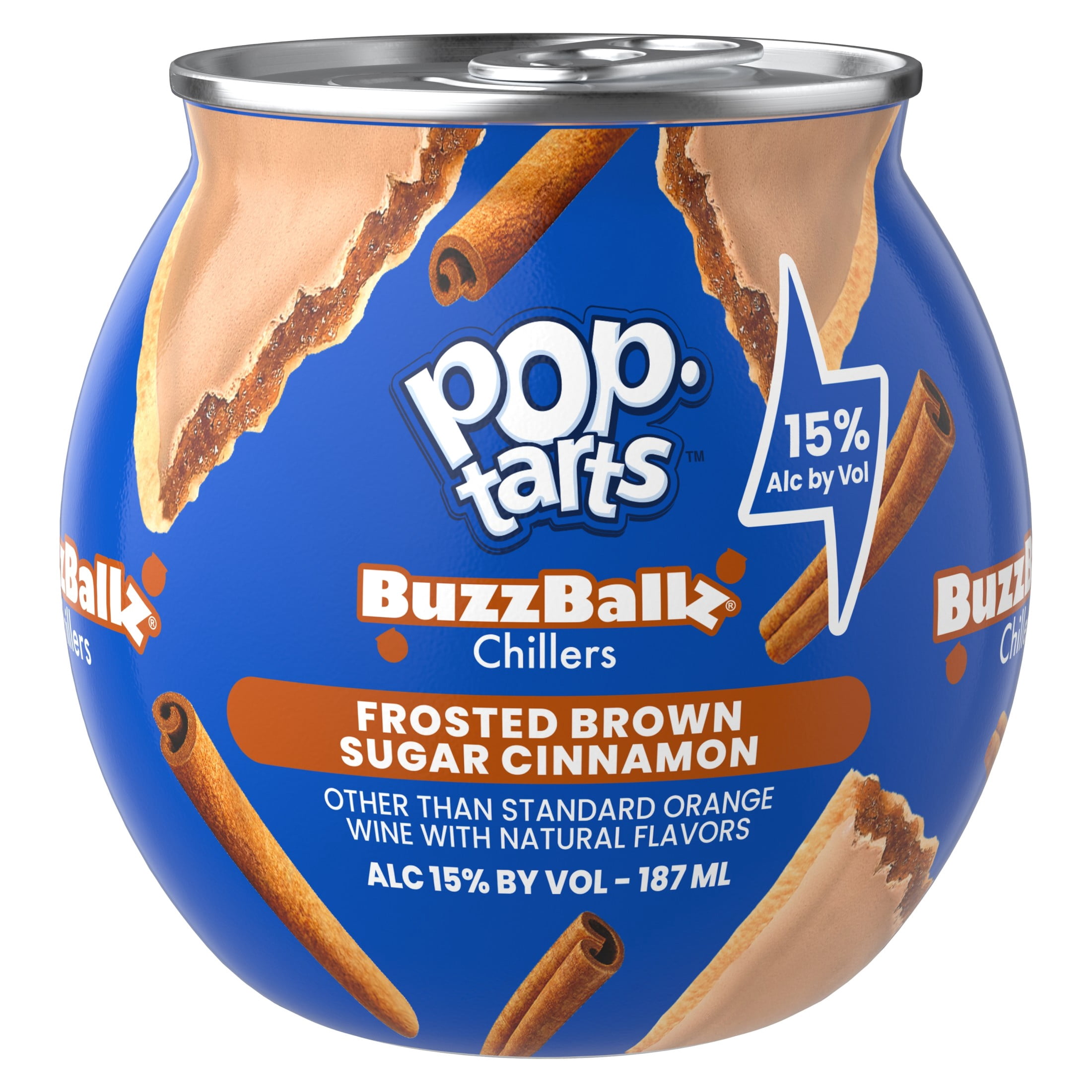 BuzzBallz Brown Sugar Cinnamon Chillers, 187ml, 30 Proof (15% ABV)
