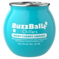 thumbnail image 1 of BuzzBallz Chillers Biggies Berry Cherry Limeade 187ml Bottle, ABV 15%, 1 of 9