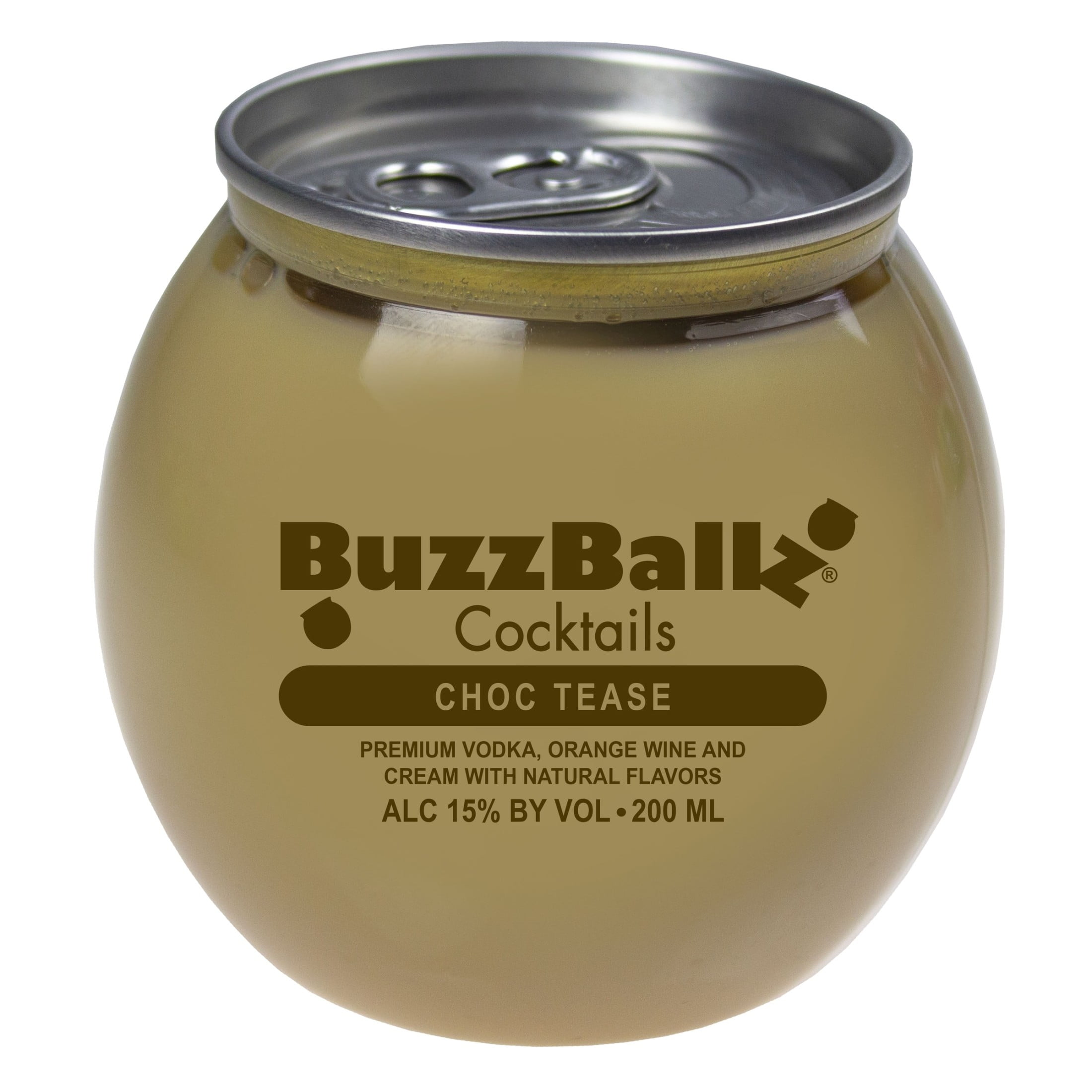 BuzzBallz Cocktails Choc Tease, 200 mL Can, ABV 15% - Walmart.com