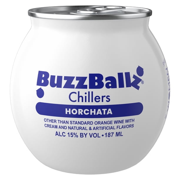 BuzzBallz Chillers Horchata, 187 mL Can, ABV 15% - Walmart