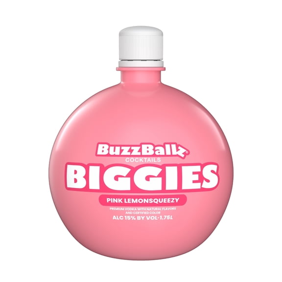 BuzzBallz Biggies Pink Lemonsqueezy Cocktail, 1.75l 30 Proof