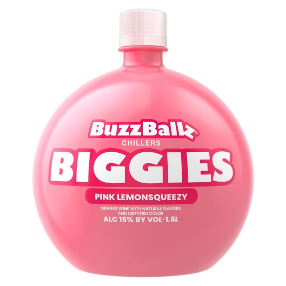 BuzzBallz Biggies Pink Lemonsqueezy Chillers, 1.5l 30 Proof