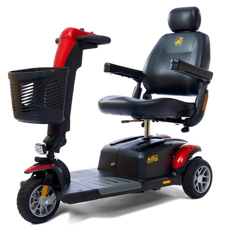 Buzzaround LX Luxury 3 Wheels Travel Scooter (Red and Blue)