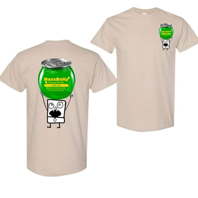 Buzzball, 2 Sided, For Men and Women, Trendy Wear Unisex Comfort Tee T