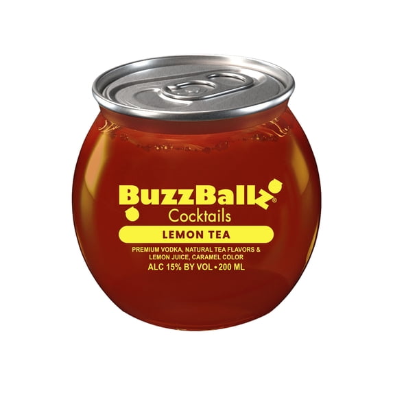 BuzzBallz Lemon Tea Cocktails, 200ml 30 Proof
