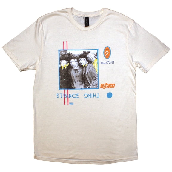 Buzzcocks Unisex T-Shirt Strange Thing (Natural) (XX-Large)