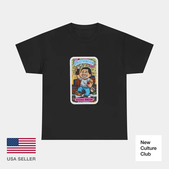 Buzzed Brian Low Life Kid Deathwish 2000 Skateboard Vintage Classic TShirt Print
