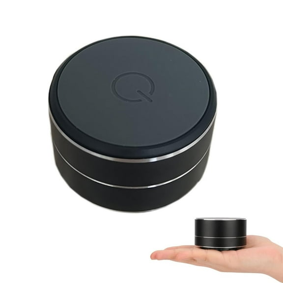 Buzzgo Speaker, Bone Conduction Resonance Subwoofer, Black Technology Bone Conduction Bluetooth Speaker, Stereo Bass Portable Small Wireless with Suction Cup Black