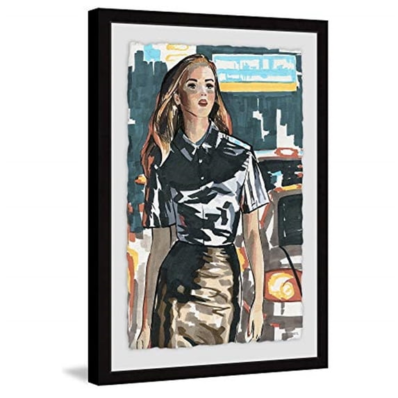 Buzzing Beauty Framed Painting Print