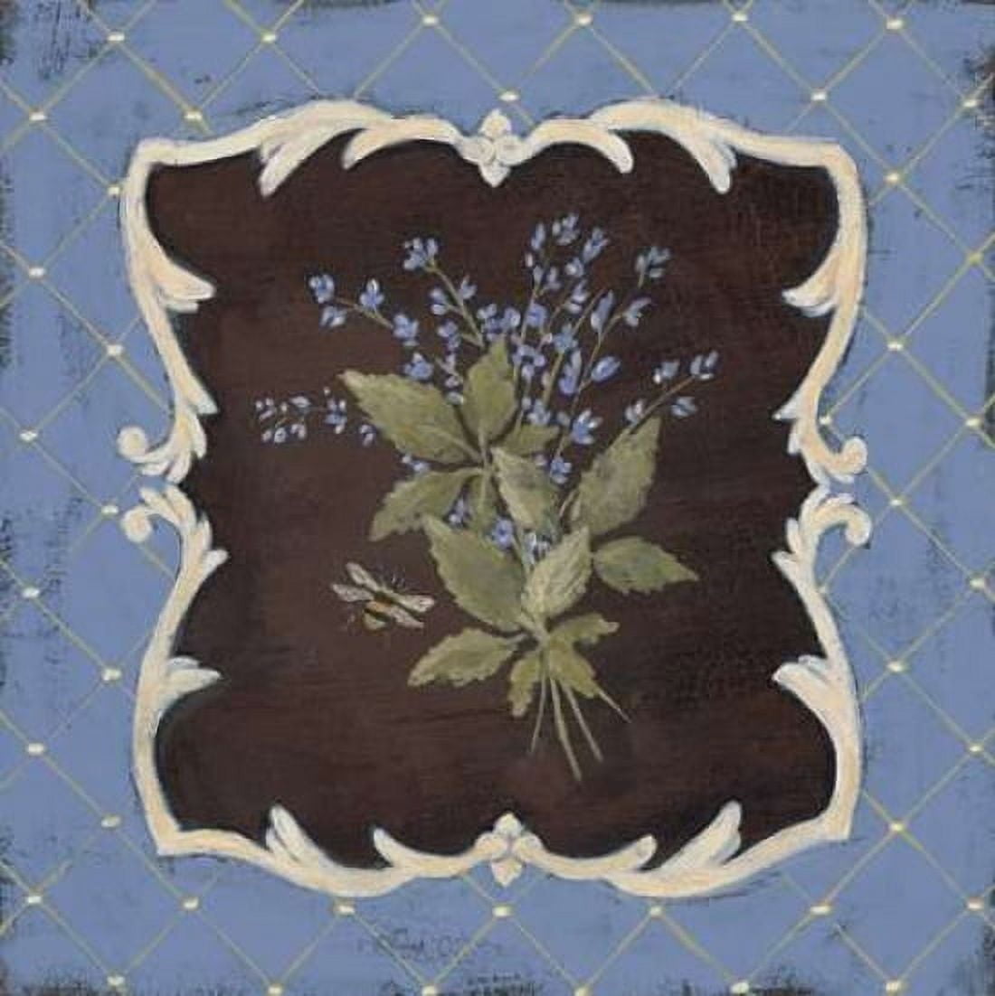 Buzzing Lavendar Canvas Art - Jo Moulton (24 x 24)