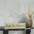 thumbnail image 1 of VHC Brands Buzzy Bees Just Bee Yourself MDF Wall Sign 3x14, Spring Decor, Home Decorations for Wall or Door, Spring and Easter Hanging Decoration, 1 of 4