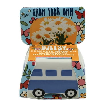 Buzzy Ceramic Bus Daisy Flower Grow Kit Item 97524