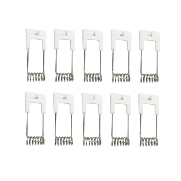 Bvdfgk 10Pcs Downlight Panel Lamp Spring Clip for Ceiling Lamp Light Emitting White