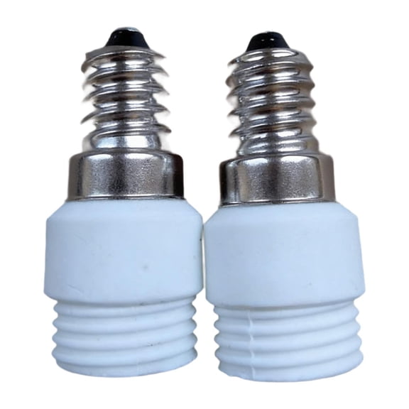 Bvdfgk 2 Pieces Bulb Base Converter Portable Lighting Accessories E14 to G9 Adapter