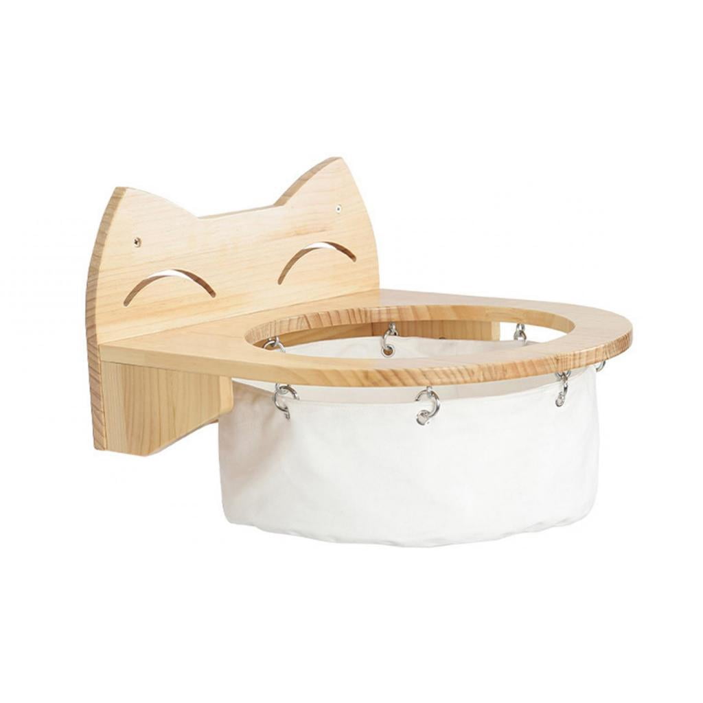 Bvdfgk 3 Pieces Cat Climbing Shelf Playing Climber Cat Perch Hammock Sturdy Cat Hanging