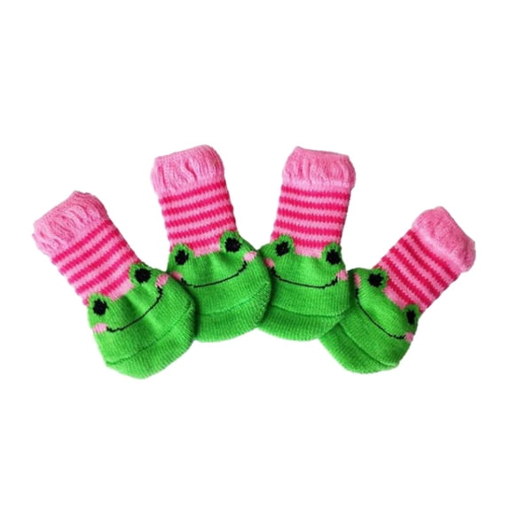 Bvdfgk 4 Cat Socks Anti- M Frog