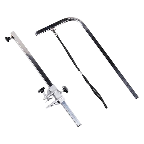 Bvdfgk 47'' Pet Dog Grooming Arm Support Kit Telescopic with Restraint Rope f/ Dog Bath