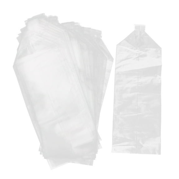 Bvdfgk 50 Pcs Plastic Bags for Shipment or Transportation of Aquatic , Shrimp 12x33cm