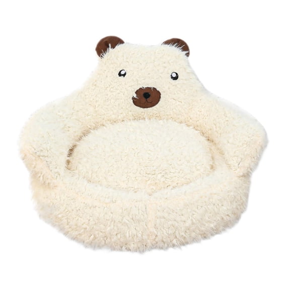 Bvdfgk Alpaca-shaped dog sofa pet bed kitten supplies portable cat sofa pet sleeping L