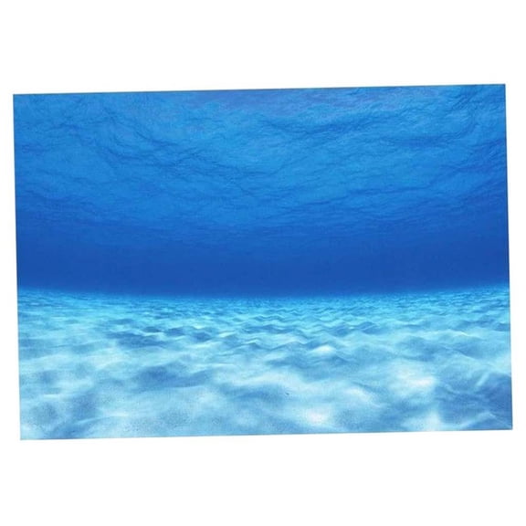 Bvdfgk Aquarium Background Fish Decoration Picture, PVC Self - Poster Style Backdrop 122x46cm