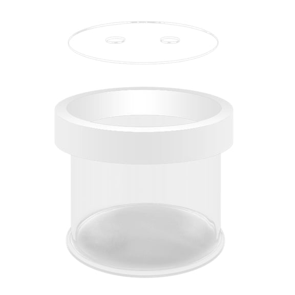 Bvdfgk Aquarium Breeder Box Fish Isolation Box Floating with Feeding Holes Hatching Box 8cmx10cm