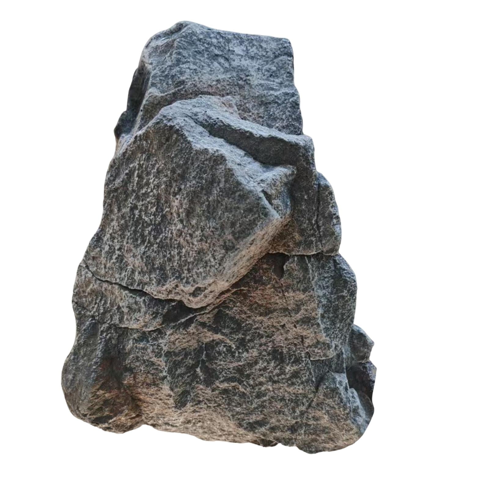 Bvdfgk Artificial Faux Landscape Rock Accessories Irregular Realistic ...