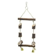 Bvdfgk Bird Swing Perch Swing Bird Cage Toy for Parrot, African Grey Parrot, Parakeet, M