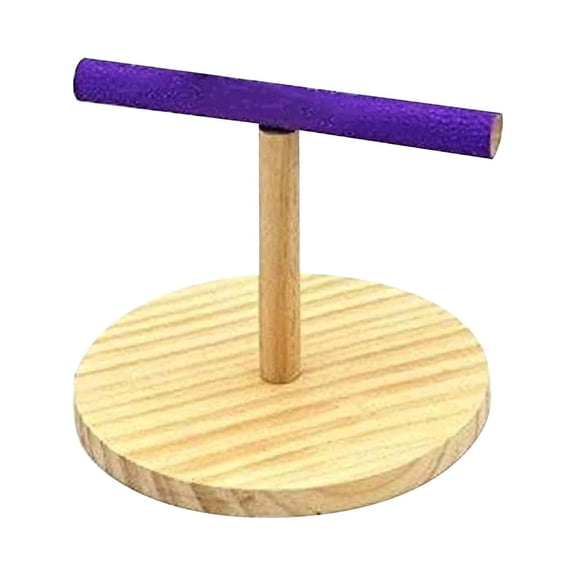 Bvdfgk Bird Training Perch T Stand Tabletop Bird Stand Parrot Perch Stand for Parakeets