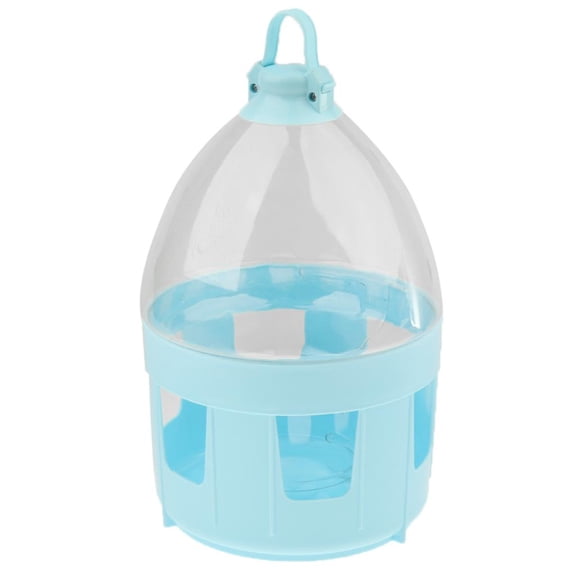 Bvdfgk Bird Water Drinker Feeder Pigeon Plastic Pot Dispenser Container Pigeons Poultry 4L